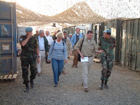 Werkbezoek Vaste Kamercommissie van Defensie om het werk van de UNMEE-force in Eritrea en Ethiopie van nabij te beoordelen. 