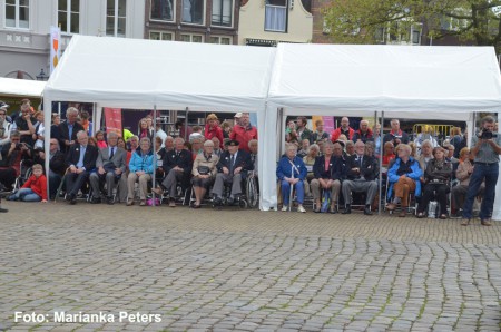 Een gedeelte van de aanwezige veteranen